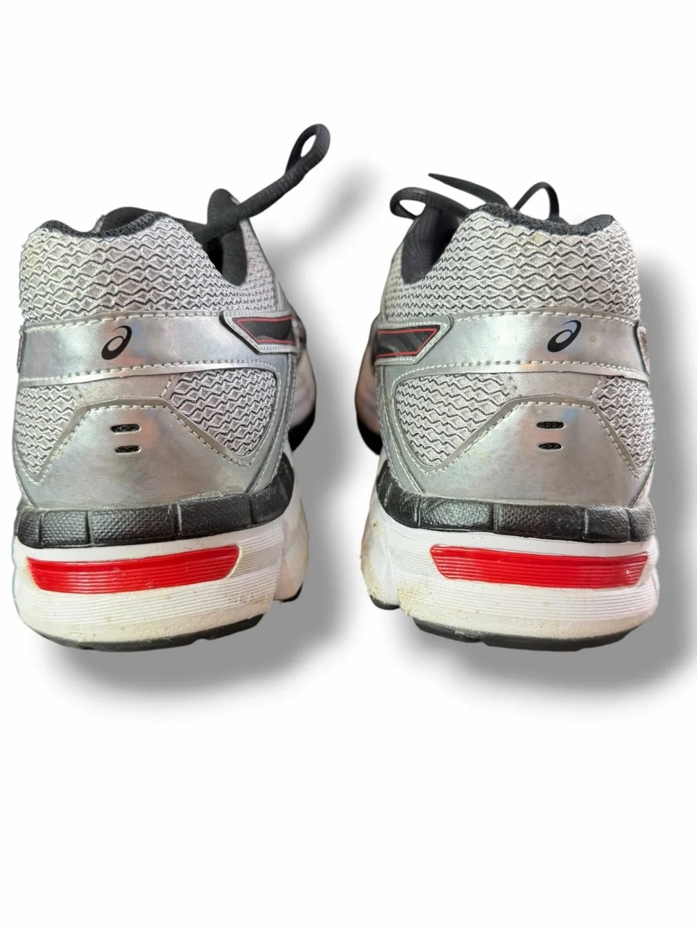 ASICS Gel-Excite 3 men's 11.5 Silver, Black & Red Running Shoes